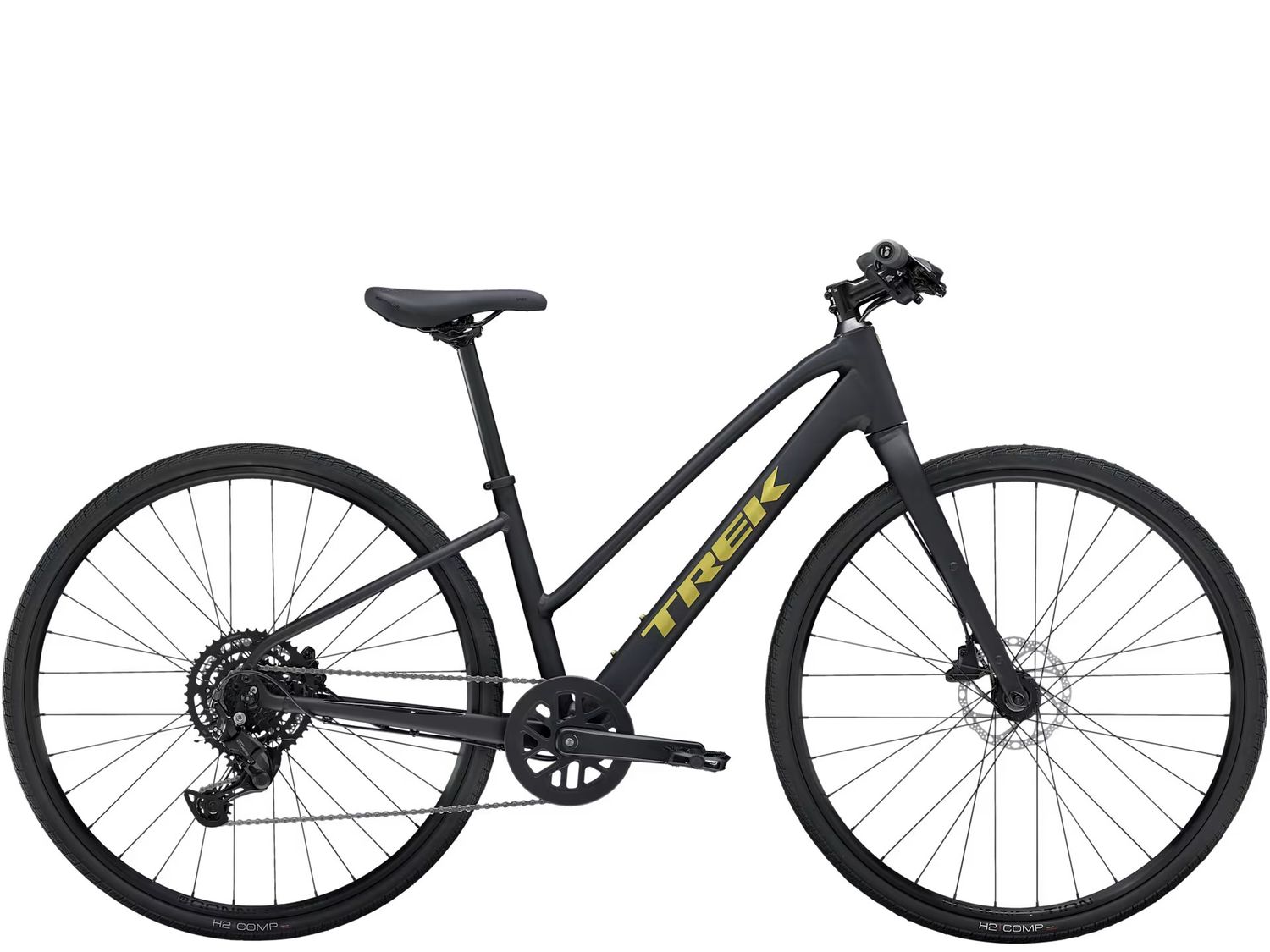 25 Trek FX 2 Equipped Mid-step, Colour: BLACK, Size: MED