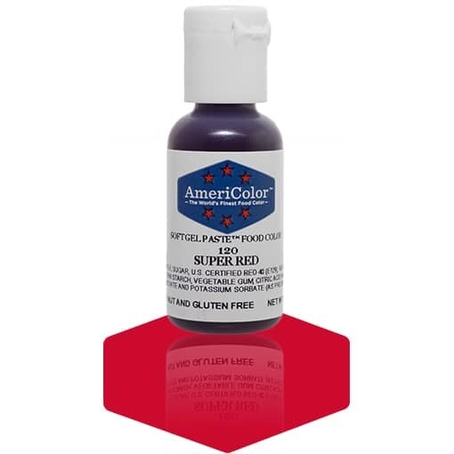 Americolor Gel Food Color Super Red .75oz
