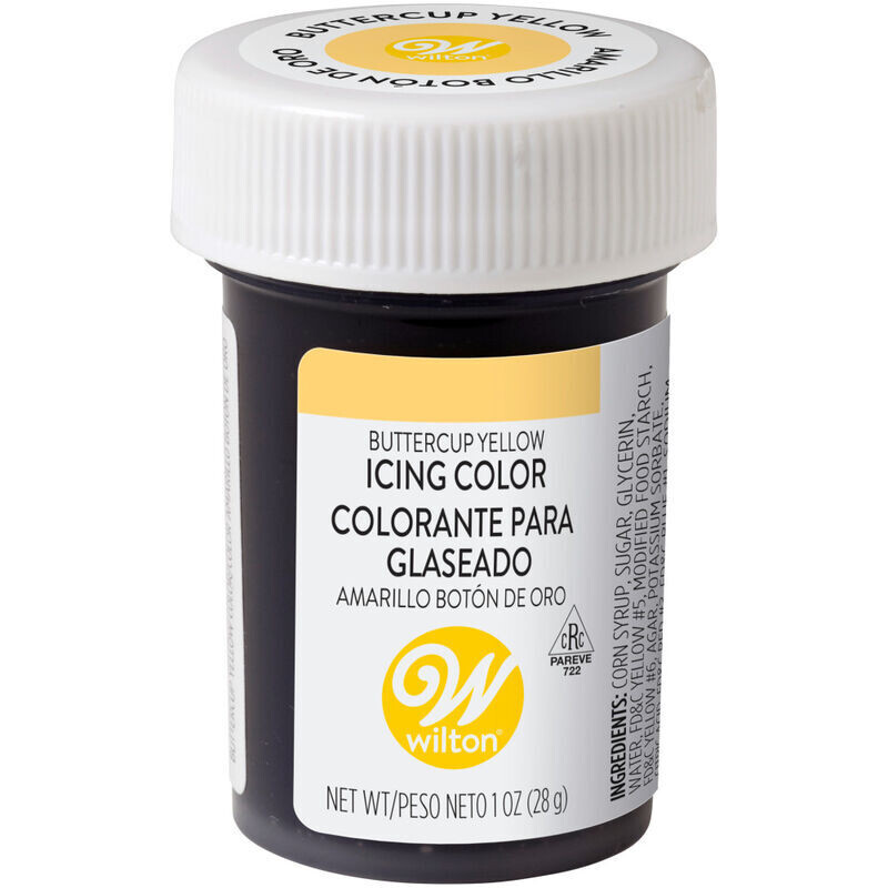 Wilton Gel Food Color Buttercup Yellow 1oz