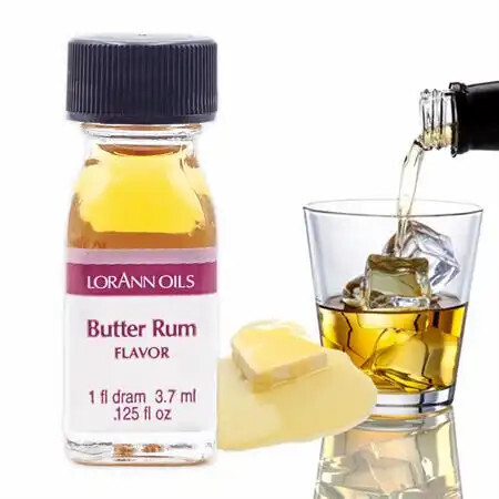 Super Strength Flavor LorAnn Butter Rum .125oz