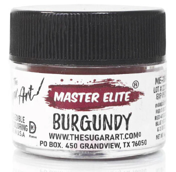 Master Elite The Sugar Art Burgundy 4g