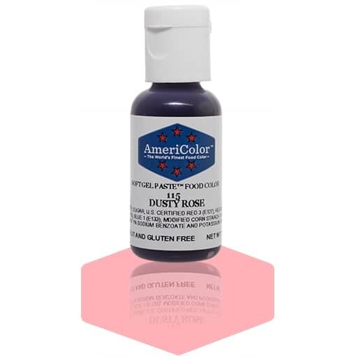 Americolor Gel Food Color Dusty Rose .75oz
