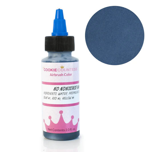 Cookie Countess Airbrush Color No Nonsense Navy 2 oz