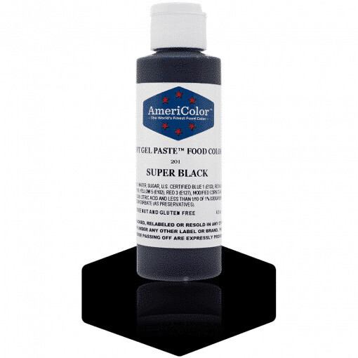 Americolor Gel Food Color Super Black 4.5oz