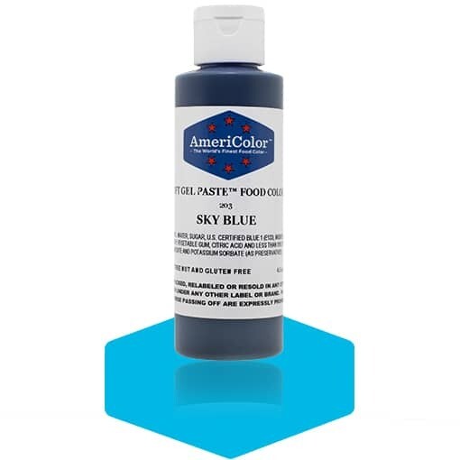 Americolor Gel Food Color Sky Blue 4.5oz