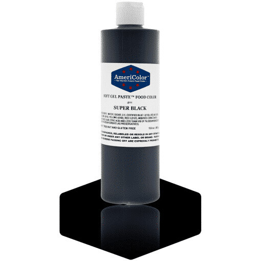 Americolor Gel Food Color Super Black 13.5oz