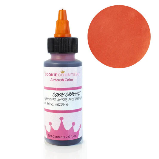 Cookie Countess Airbrush Color Coral Cravings 2 oz