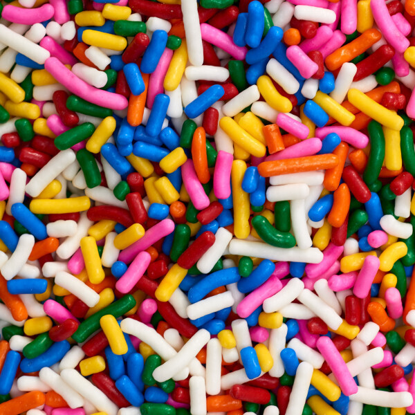 Decopac Rainbow Jimmies 2.5 oz *-