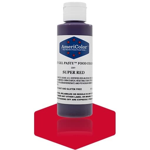 Americolor Gel Food Color Super Red 4.5oz