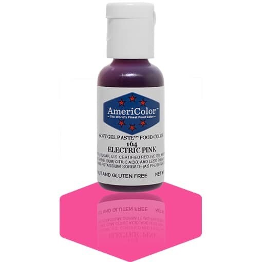 Americolor Gel Food Color Electric Pink .75oz