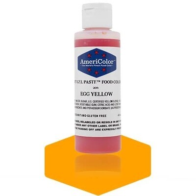 Americolor Gel Food Color Egg Yellow 4.5oz