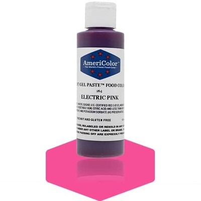 Americolor Gel Food Color Electric Pink 4.5