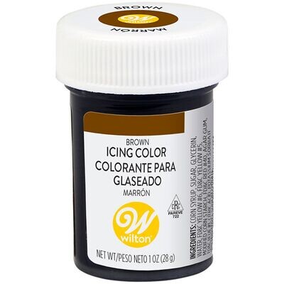 Wilton Gel Food Color Brown 1oz