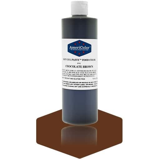 Americolor Gel Food Color Chocolate Brown 13.5oz