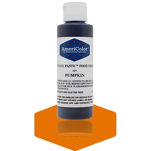 Americolor Gel Food Color Pumpkin 4.5oz