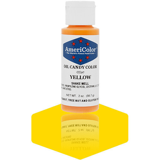 Americolor Candy Color Yellow 2oz