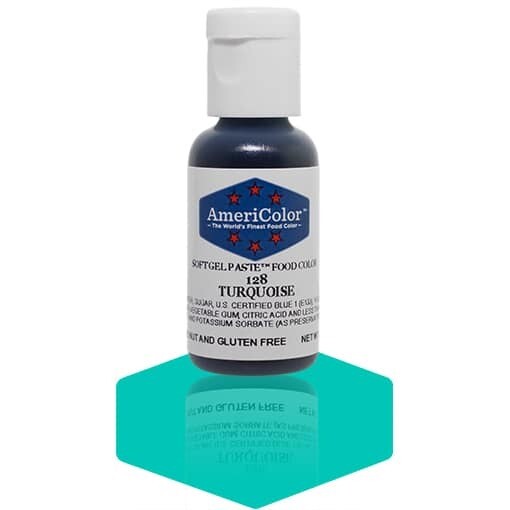 Americolor Gel Food Color Turquoise .75oz