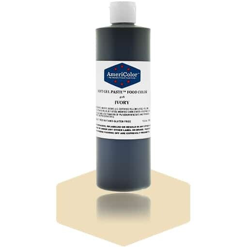 Americolor Gel Food Color Ivory 13.5oz
