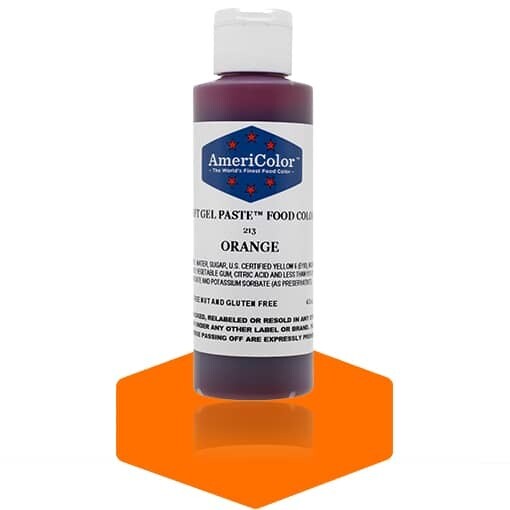 Americolor Gel Food Color Orange 4.5oz