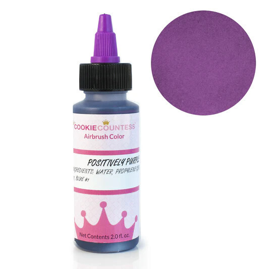 Cookie Countess Airbrush Color Positively Purple 2 oz