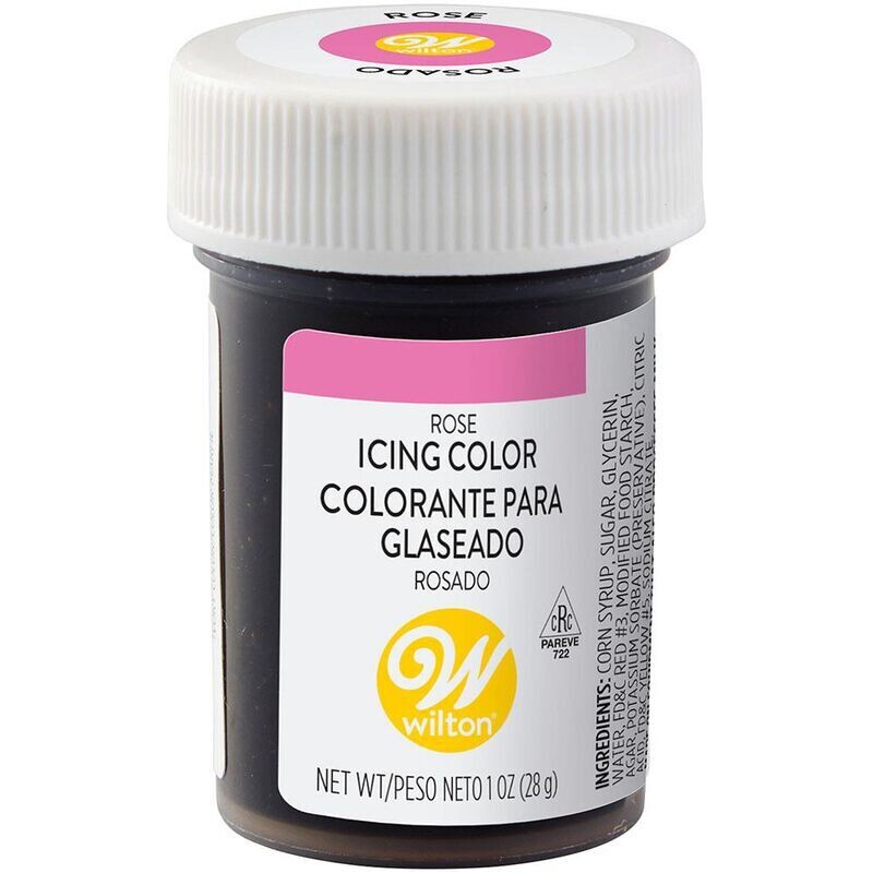 Wilton Gel Food Color Rose 1oz