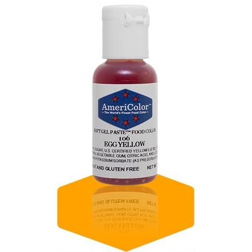 Americolor Gel Food Color Egg Yellow .75oz