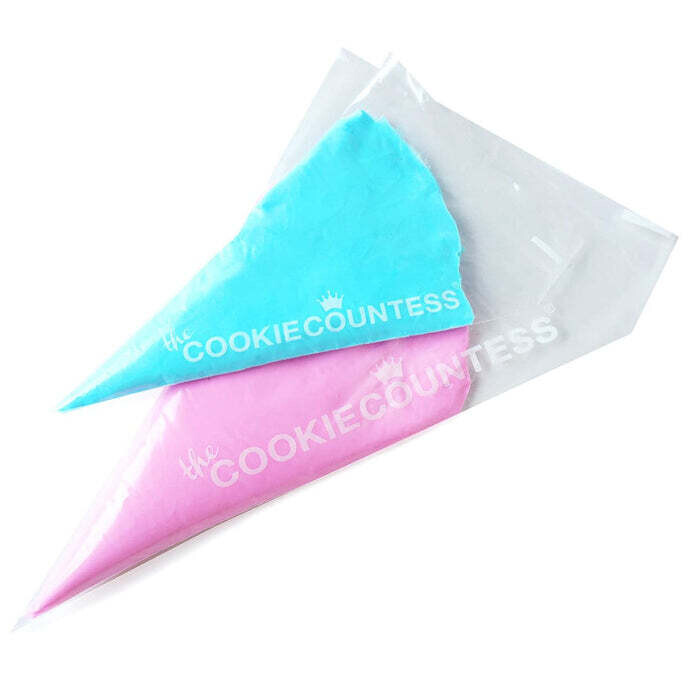Cookie Countess Tipless Piping Bags 10&quot; 100ct 40 Microns