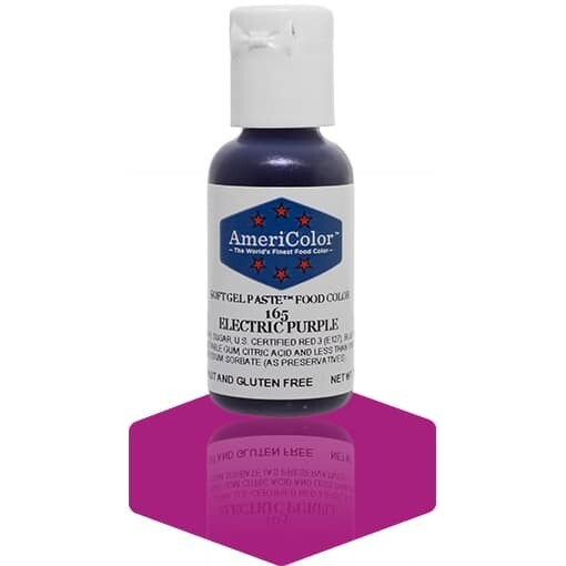Americolor Gel Food Color Electric Purple .75oz