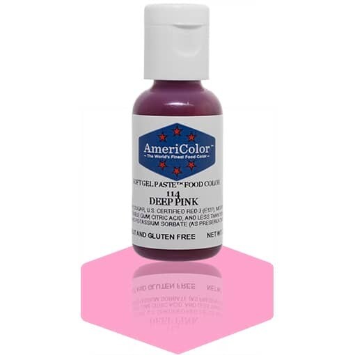 Americolor Gel Food Color Deep Pink .75oz