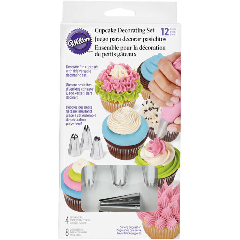 Wilton Cupcake Decorating Tip Set 12 ct