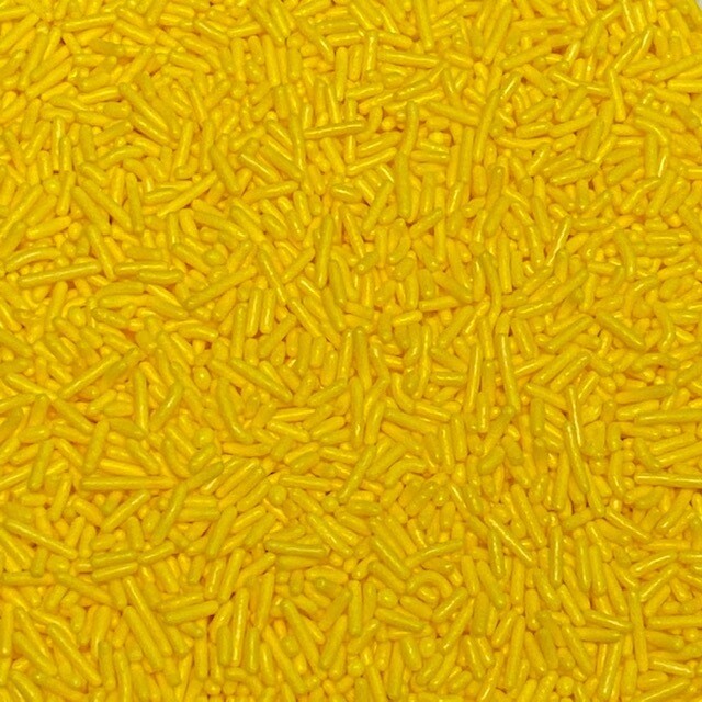 DecoPac Yellow Jimmies 2.5 oz *-