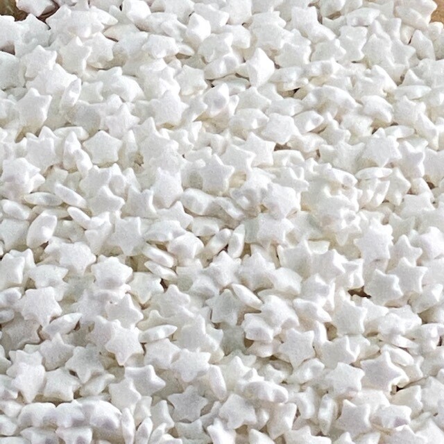 GD Sprinkles Thin White Stars 3 oz.