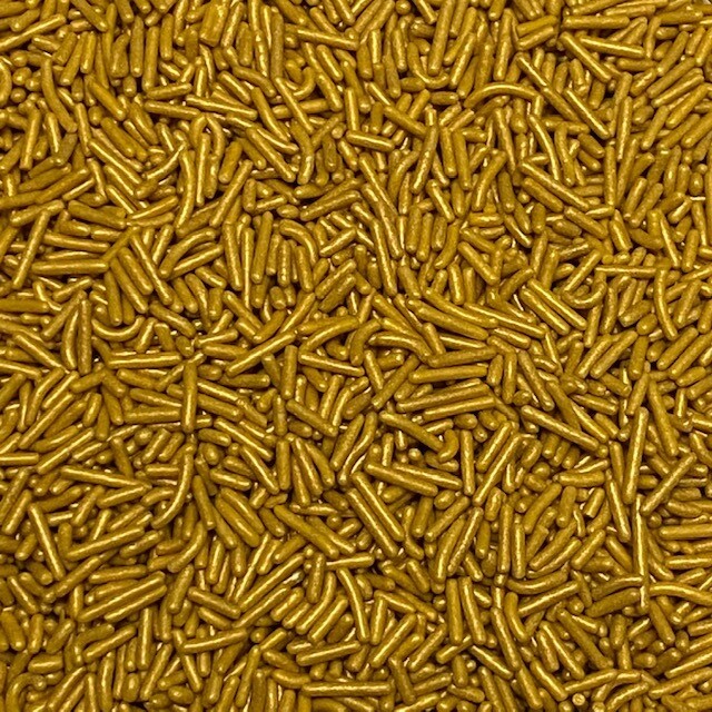 DecoPac Jimmies Gold Sprinkles 2.5 oz