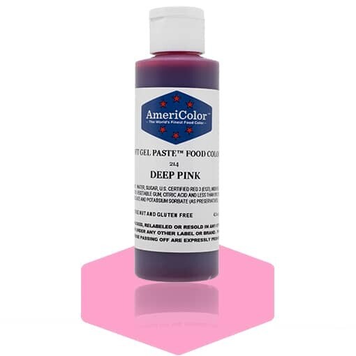 Americolor Gel Food Color Deep Pink 4.5oz