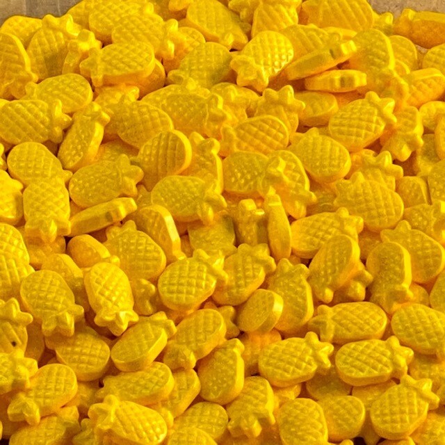 GD Sprinkles Pineapple Shapes  4 oz.