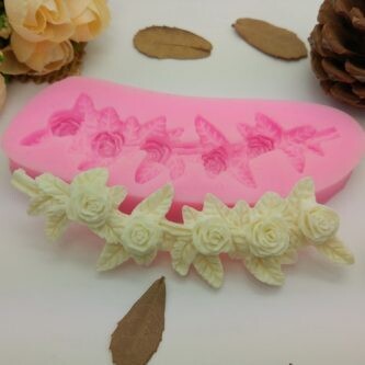 Silicone Mold Bunch of Flowers