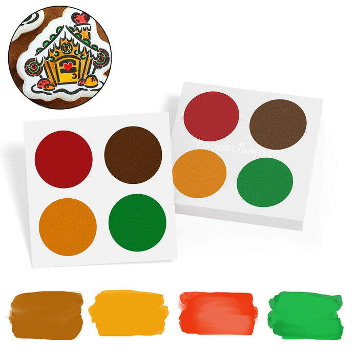 Cookie Countess PYO Paint Palettes Christmas