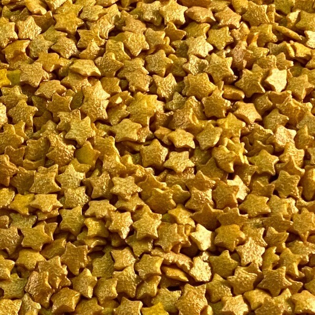 GD Sprinkles Confetti Gold Stars 4 oz.