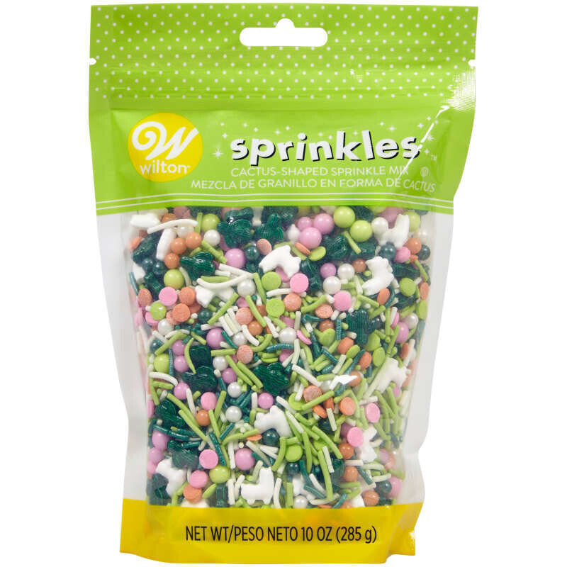 Wilton Cactus Shaped Sprinkle Mix 10 oz.