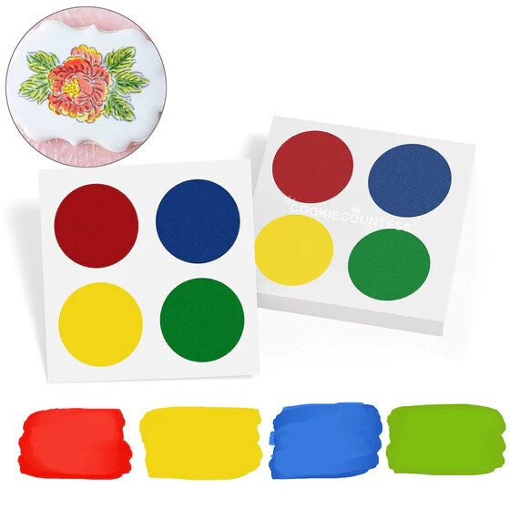 Cookie Countess PYO Paint Palettes Primary Colors