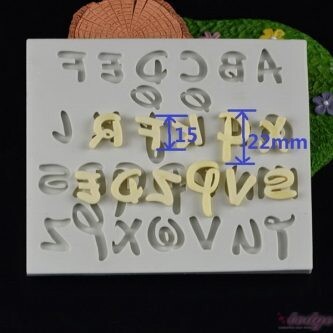 Silicone Mold Disney Alphabetic
