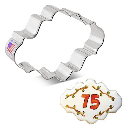 AC Cookie Cutter Oval Plaque