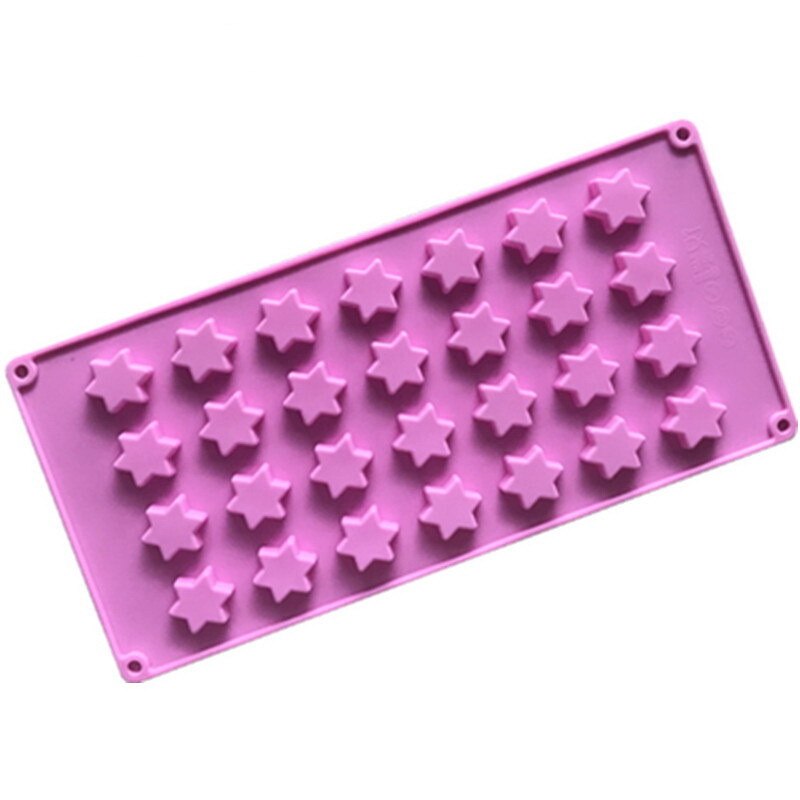Silicone Mold 28 Cavities 3D Stars