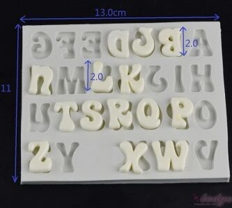 Silicone Mold ABC Funky