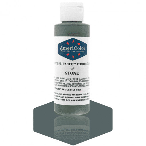 Americolor Gel Food Color Stone 4.5oz