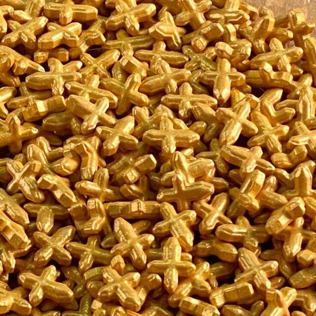 GD Sprinkles Cross Gold