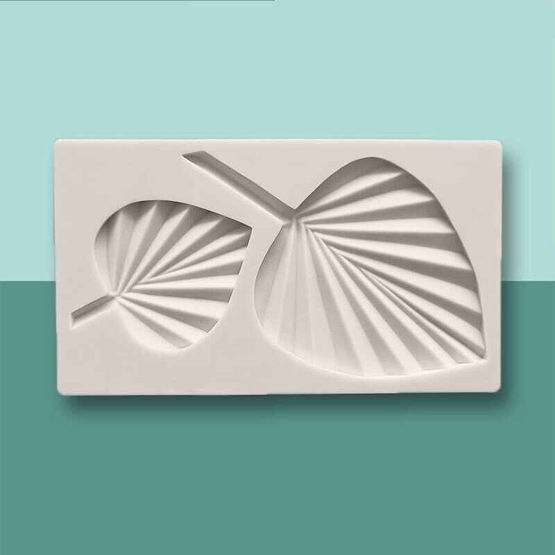 Silicone Mold Large Palm Leaves L3348