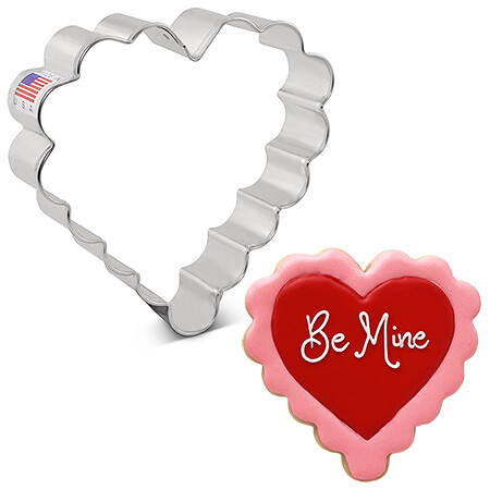 AC Cookie Cutter Scallop Heart