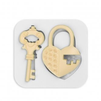 Silicone Mold Key Iron Lock Square
