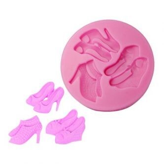 Silicone Mold High Heel Shoes